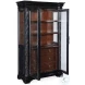 Charleston Black And Brown Display Cabinet