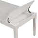 Echo White 66" Rectangular Drawer Dining Table