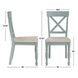 Darcy Green Side Chair Set of 2