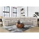 Easton Steamboat Quartz Leather 7 Piece Modular Zero Gravity Power Reclining Sectional with USB Charging