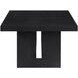 Aubrey Black Rectangular Coffee Table