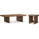 Tomas Marrom Rectangular Occassional Table Set