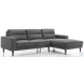 Vale Gray 3 Piece Sectional