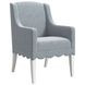 Haven Sea Blue Upholstered Hostess Chair Set of 2