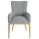 Loft Gray Upholstered Arm Chair