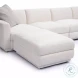 Perry Cream Chenille Modular U Sectional