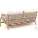 Solstice Beige Linen Outdoor Loveseat