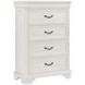 Lyndhurst Vintage White and Beige Upholstered Storage Sleigh Bedroom Set