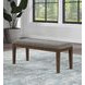 Quinn Brown 42.25" Upholstered Bench