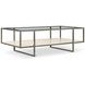 Harlow Bronze Metal Rectangular Cocktail Table
