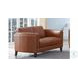 Kona Nutmeg Leather 65" Loveseat