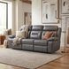 Laconia Dark Gray Double Power Reclining Sofa