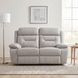 Laconia Silver Double Power Reclining Loveseat