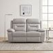 Laconia Silver Double Reclining Loveseat