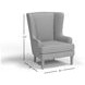 Lacroix Graphite Accent Chair