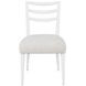 Wilmington White Laderback Dining Chair Set of 2