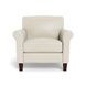 Lachlan Vanilla Leather Upholstered Accent Chair