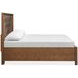 Callisto Bourbon Brown California King Storage Panel Bed