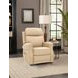 Lance Sorrento Sand Leather Power Lift Recliner with Power Lumbar and USB Charging