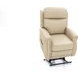 Lance Sorrento Sand Leather Power Lift Recliner with Power Lumbar and USB Charging