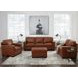 Langston Nutmeg Leather Upholstered Accent Chair