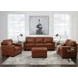 Langston Nutmeg Leather Upholstered Rectangular Ottoman