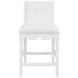 Lanister Matte White Performance Fabric Counter Height Stool