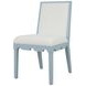 Lanister Matte Light Blue Performance Fabric Dining Chair