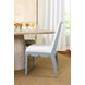 Lanister Matte Light Blue Performance Fabric Dining Chair