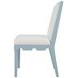 Lanister Matte Light Blue Performance Fabric Dining Chair