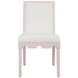 Lanister White Performance Fabric Upholstered Dining Chair