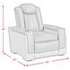 Niven Cement Power Motion Recliner with LED and USB Charging