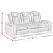 Niven Cement and Charcoal 88" Power Reclining Sofa with USB Charging