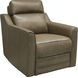 Lara Silk Elephant Leather Dual Power Recliner with Power Tilt Headrest and USB Charging