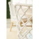 Lattis White Performance Fabric Outdoor Dining Chair