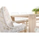 Lattis White Performance Fabric Outdoor Dining Chair