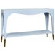Laverne Light Blue Rectangular Console Table