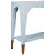 Laverne Light Blue Rectangular Console Table