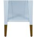 Laverne Light Blue Rectangular Console Table