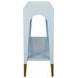 Laverne Light Blue Rectangular Console Table