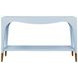 Laverne Light Blue Rectangular Console Table