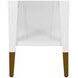 Laverne White Rectangular Console Table