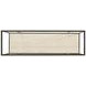Harlow Bronze And White Travertine Stone Metal Console Table