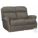 Mcgwire Gray Leather Power Reclining Loveseat