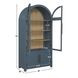 Magnolia Blue 4 Door Curio Cabinet