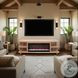 Laurel Canyon Natural 82" Fireplace TV Stand