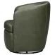 Barolo Lyric Sage Leather Upholstered Swivel Club Chair