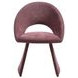 Angelina Plum Upholstered Dining Chair Set of 2