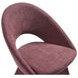 Angelina Plum Upholstered Dining Chair Set of 2