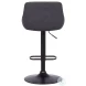 Anibal Grey Faux Leather Adjustable Swivel Bar Stool